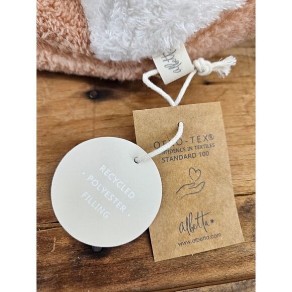 New Albetta Triceratops Recycled Fur Toy Plush Dinosaur Stuffed Animal 10 inch - Picture 8 of 8